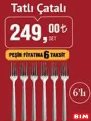 HİSAR TATLI ÇATALI 6'LI